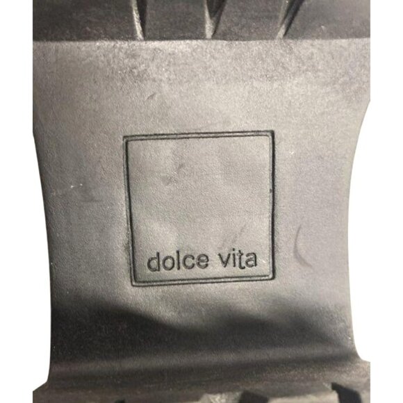 Dolce Vita Halona Black Chunky Loafers Sz 8 - Picture 5 of 6